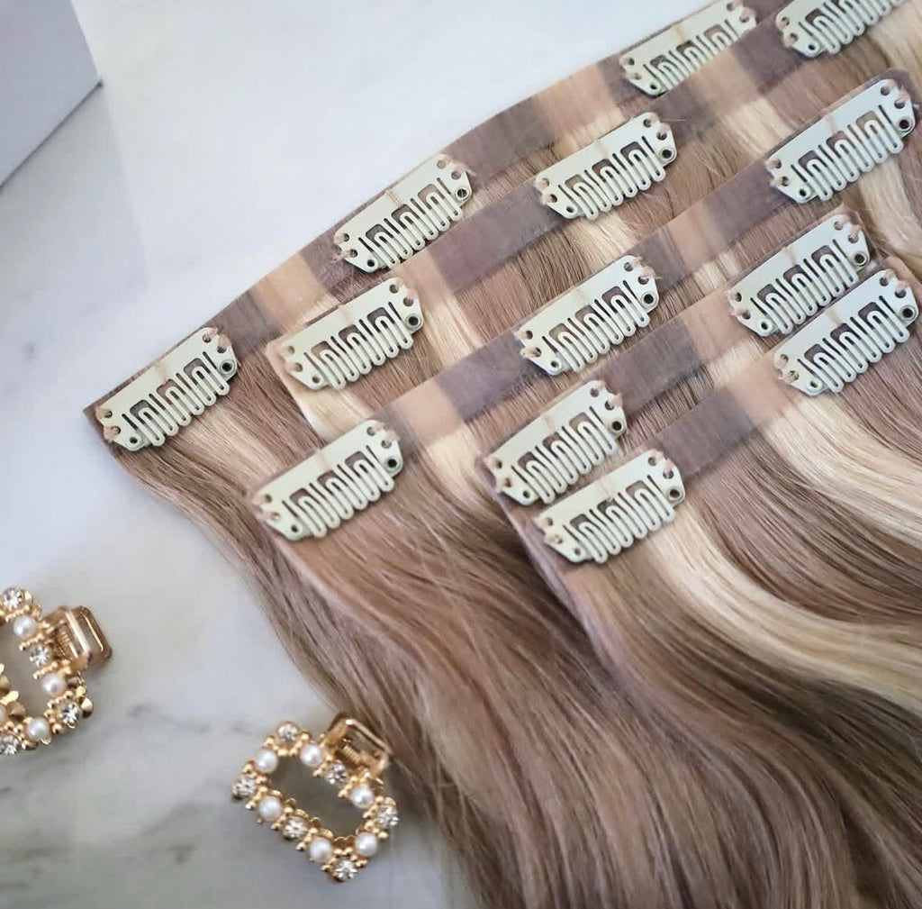 CAPPUCCINO Seamless clip-ins