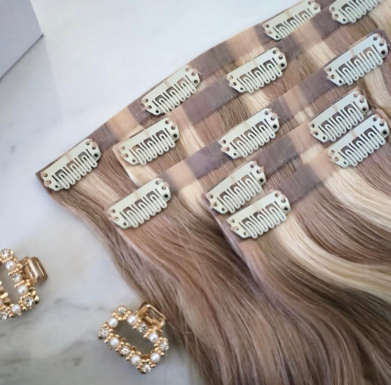 CAPPUCCINO Seamless clip-ins