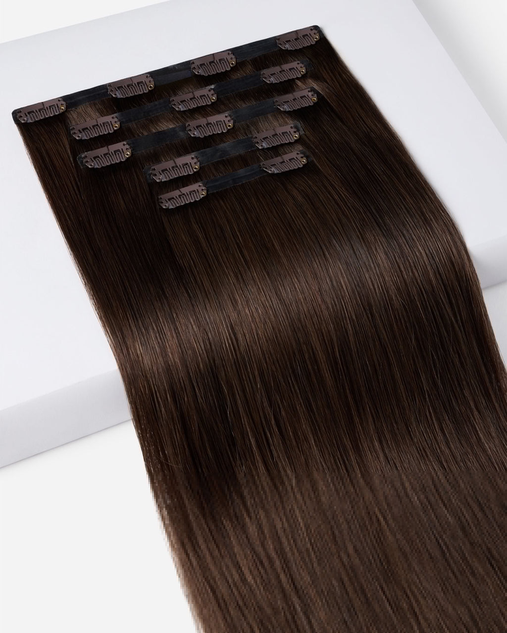 RICH CHOCOLATE BROWN Seamless Clip-In