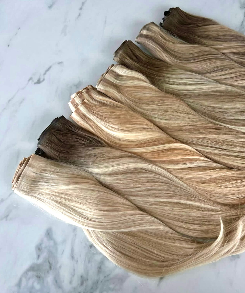 BEACH BLONDE -Seamless Clip-Ins