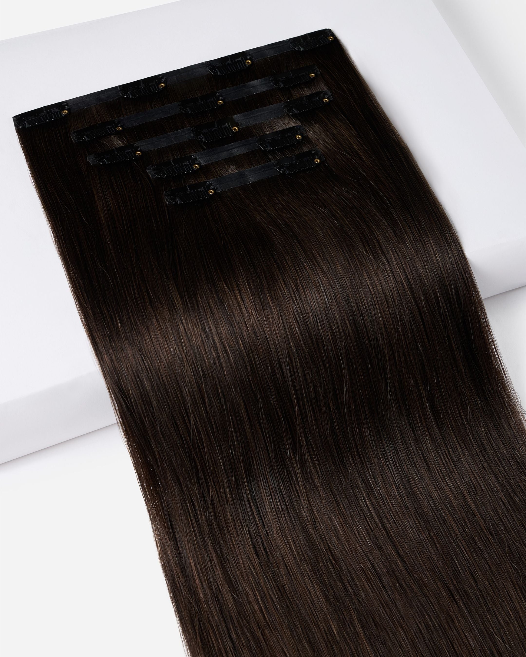 DEEP BROWN - Seamless clip-ins