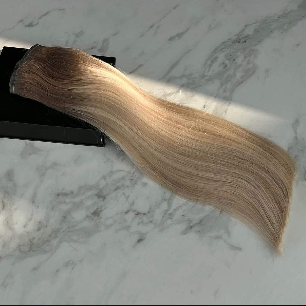 LIGHT BLONDE BALAYAGE -Seamless Clip-Ins