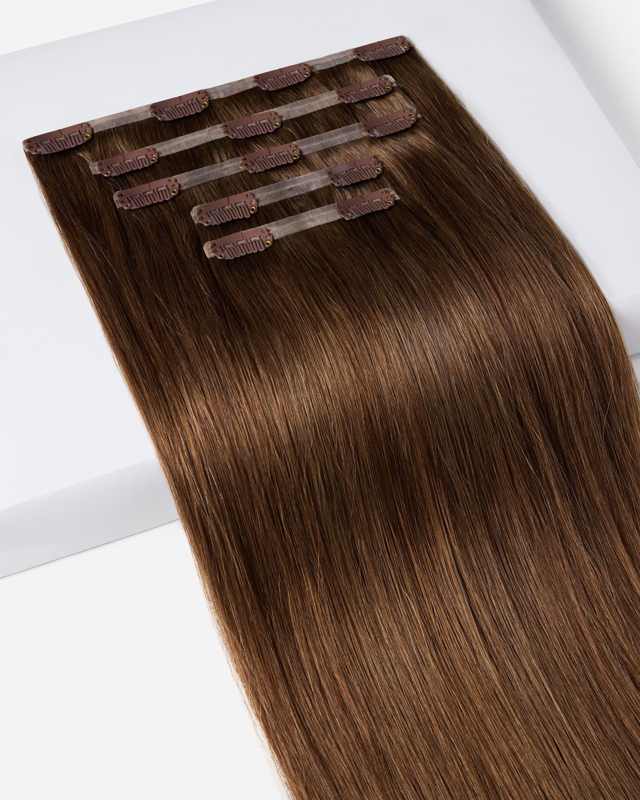 WARM MEDIUM BROWN - Seamless clip-ins