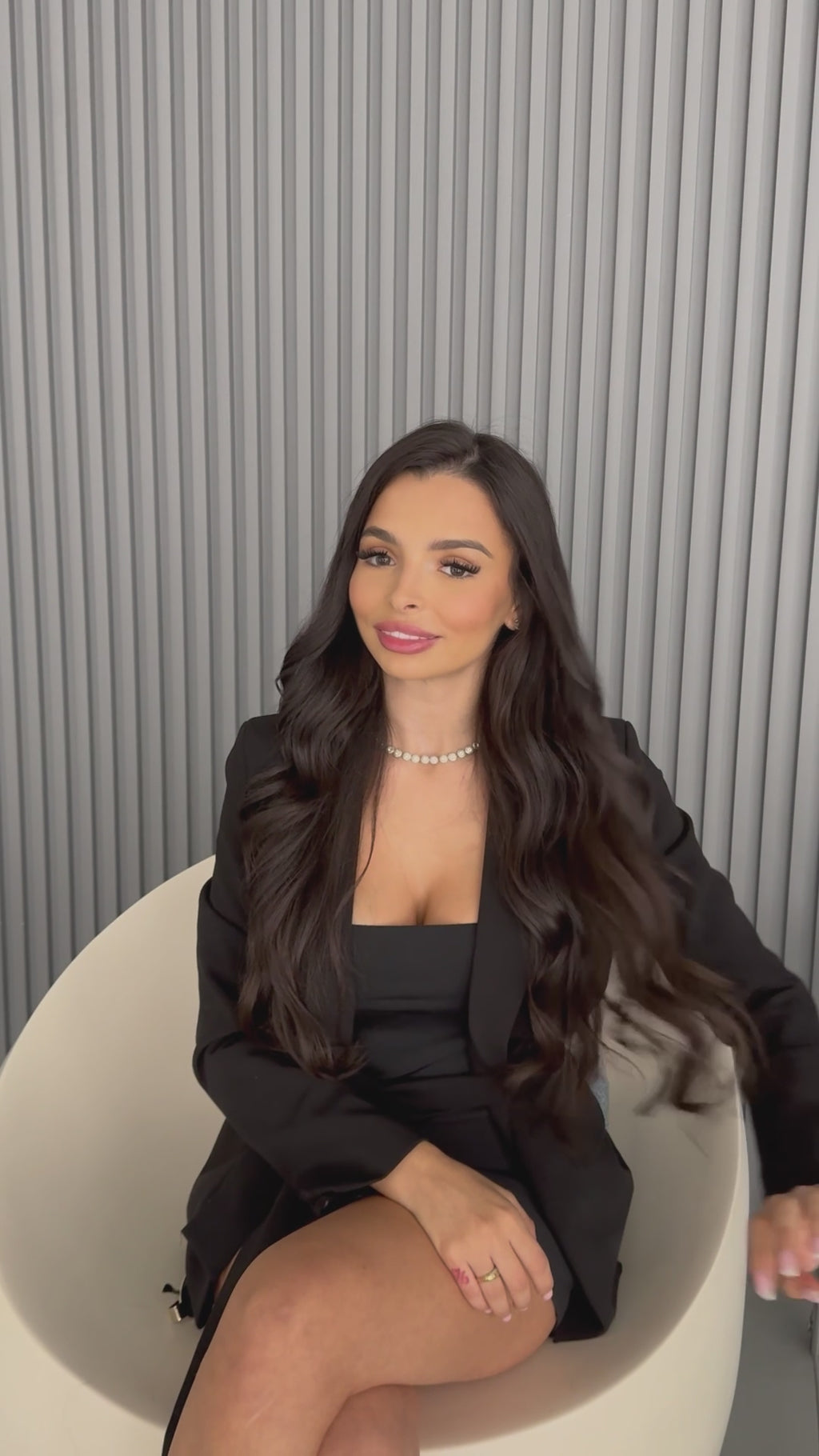 NATURAL BLACK Seamless Clip-In